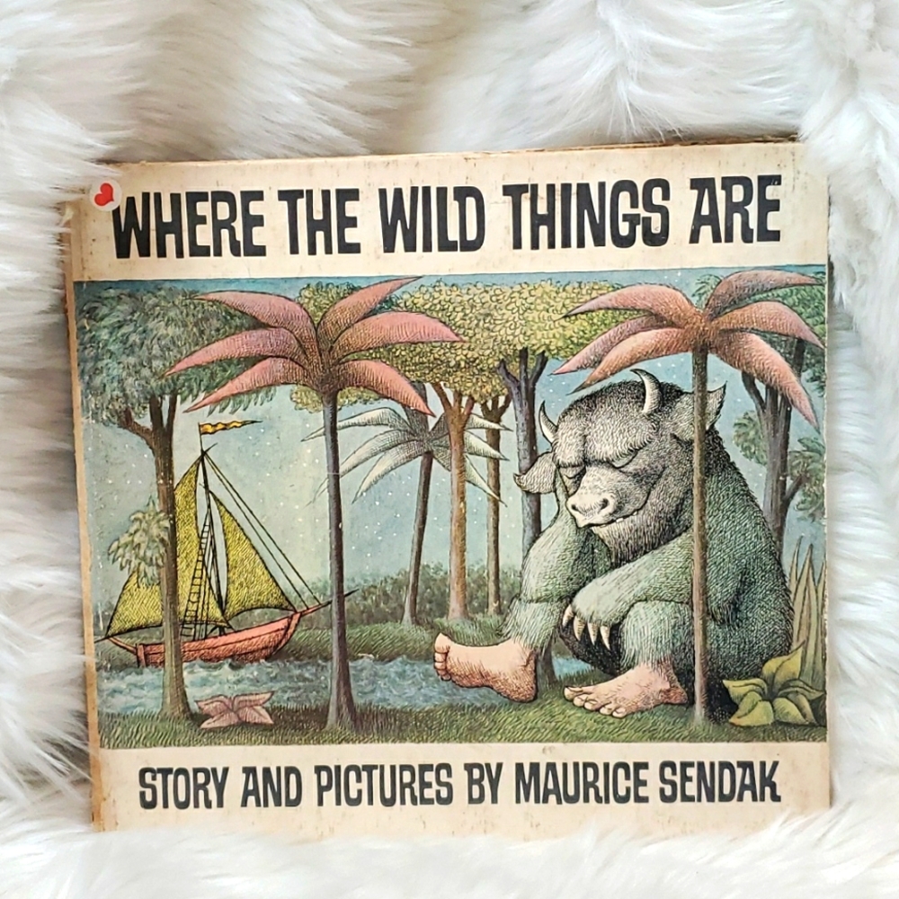 Vintage Maurice Sendak Where The Things Are Story 1st Club Edition Book